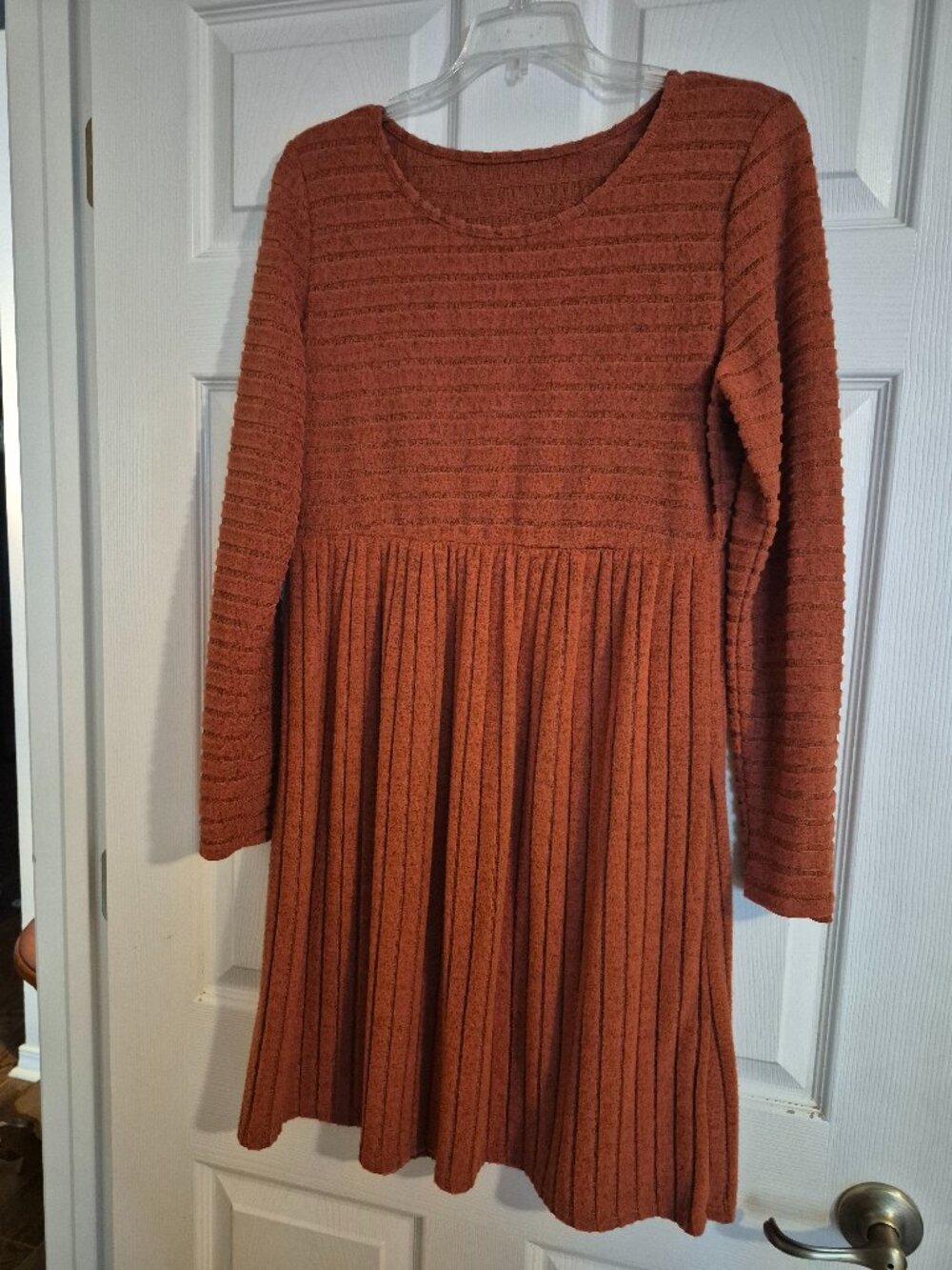 Redish brown dress